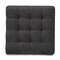 Baxton Studio Elladio Dark Grey Upholstered Tufted Cube Ottoman, PK2 156-9298 - alternate 2